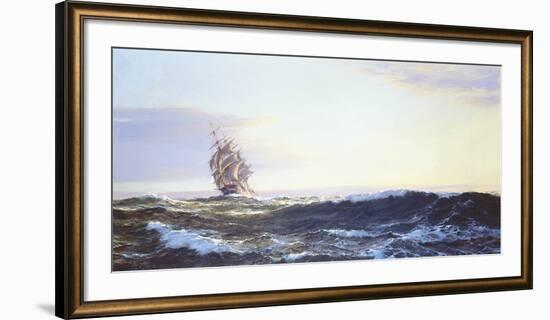 Golden Dawn-Montague Dawson-Framed Premium Giclee Print