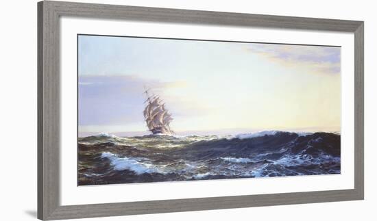 Golden Dawn-Montague Dawson-Framed Premium Giclee Print