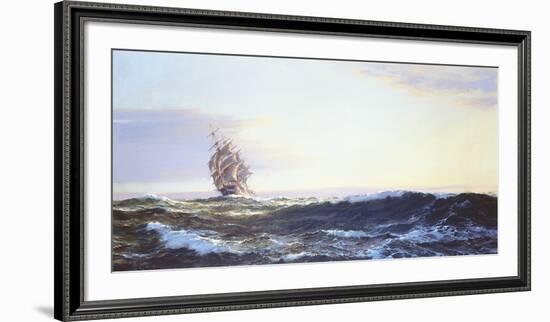 Golden Dawn-Montague Dawson-Framed Premium Giclee Print