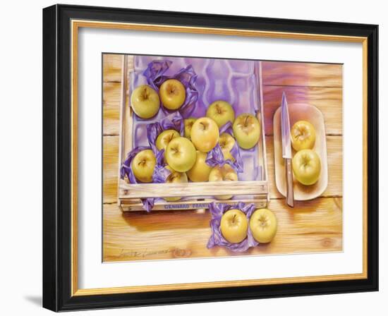 Golden Delicious, 1980-Sandra Lawrence-Framed Giclee Print