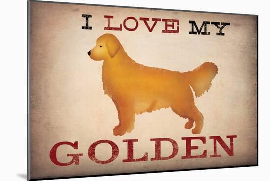 Golden Dog at Show Love II-Ryan Fowler-Mounted Art Print