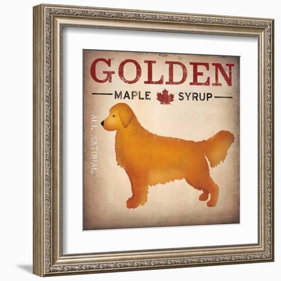 Golden Dog at Show No VT-Ryan Fowler-Framed Art Print