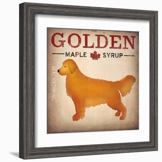 Golden Dog at Show No VT-Ryan Fowler-Framed Art Print