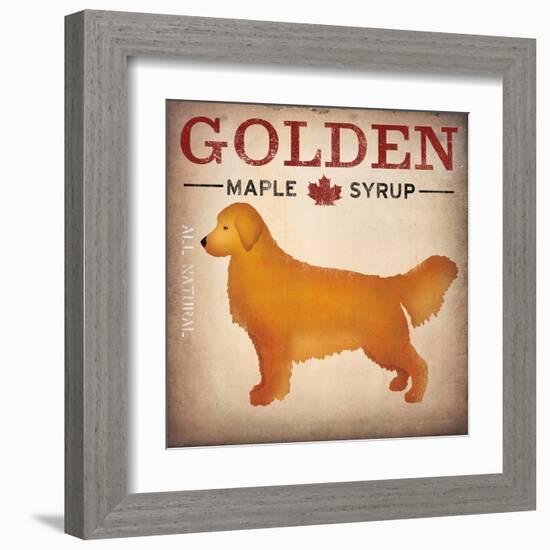 Golden Dog at Show No VT-Ryan Fowler-Framed Art Print