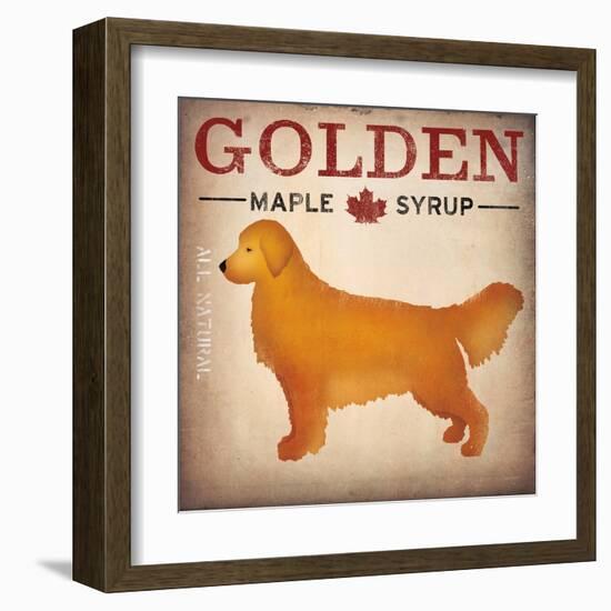 Golden Dog at Show No VT-Ryan Fowler-Framed Art Print