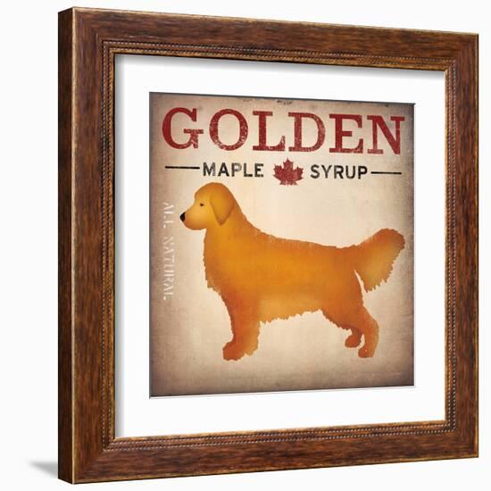 Golden Dog at Show No VT-Ryan Fowler-Framed Art Print