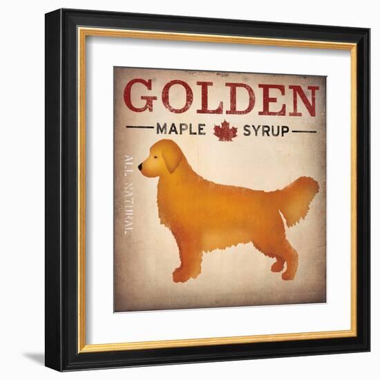 Golden Dog at Show No VT-Ryan Fowler-Framed Art Print