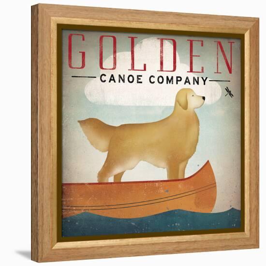 Golden Dog Canoe Co Right Facing-Ryan Fowler-Framed Stretched Canvas