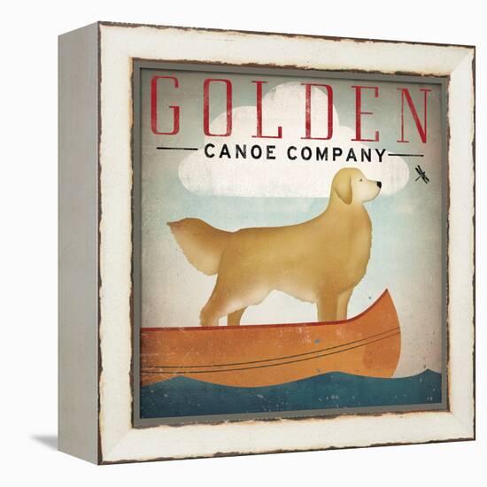 Golden Dog Canoe Co Right Facing-Ryan Fowler-Framed Stretched Canvas