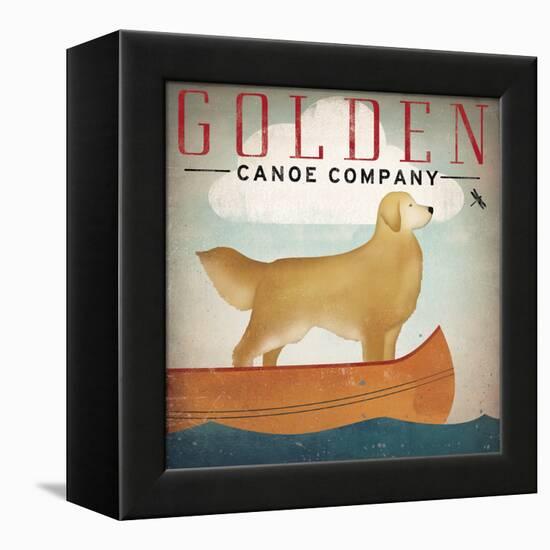 Golden Dog Canoe Co Right Facing-Ryan Fowler-Framed Stretched Canvas