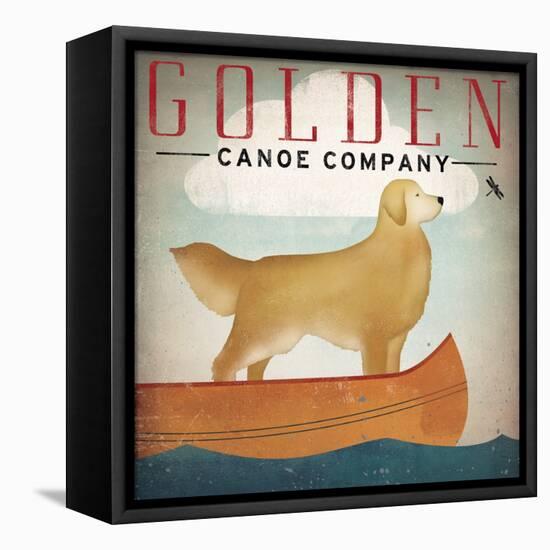 Golden Dog Canoe Co Right Facing-Ryan Fowler-Framed Stretched Canvas