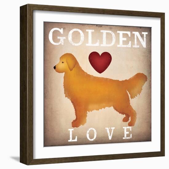 Golden Dog Love I-Ryan Fowler-Framed Art Print