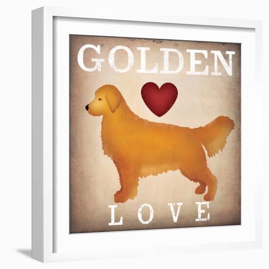 Golden Dog Love I-Ryan Fowler-Framed Art Print