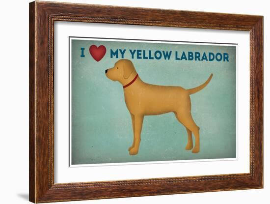 Golden Dog Love I-Ryan Fowler-Framed Art Print