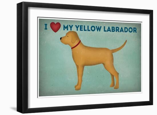 Golden Dog Love I-Ryan Fowler-Framed Art Print