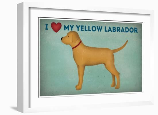 Golden Dog Love I-Ryan Fowler-Framed Art Print