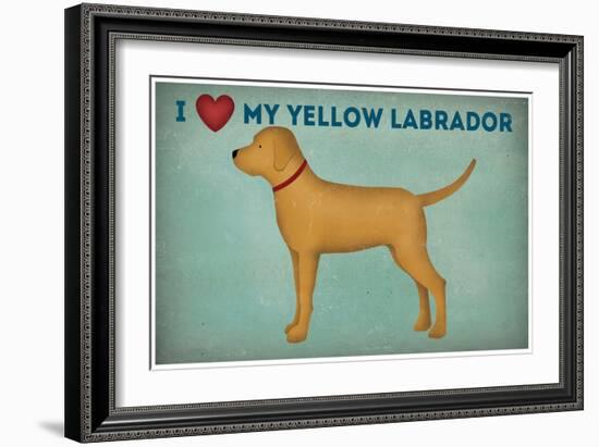 Golden Dog Love I-Ryan Fowler-Framed Art Print