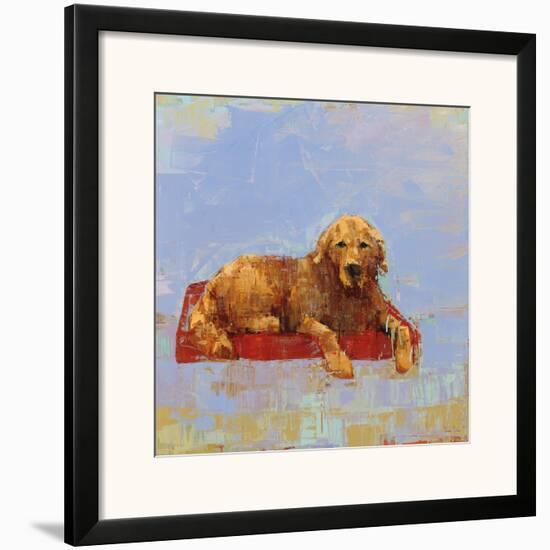 Golden Dog-Rebecca Kinkead-Framed Art Print