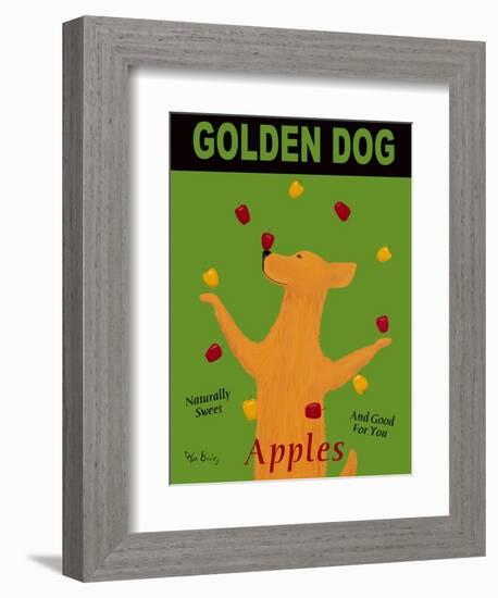 Golden Dog-Ken Bailey-Framed Giclee Print