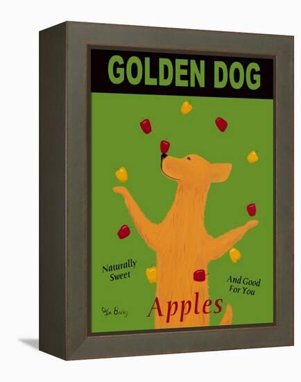 Golden Dog-Ken Bailey-Framed Premier Image Canvas