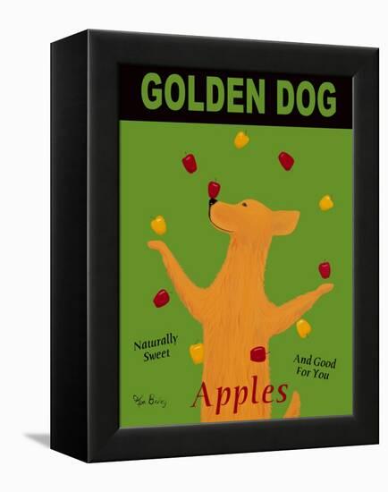 Golden Dog-Ken Bailey-Framed Premier Image Canvas