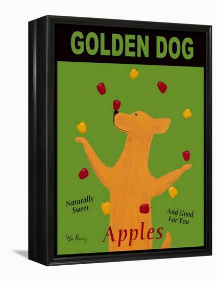 Golden Dog-Ken Bailey-Framed Premier Image Canvas