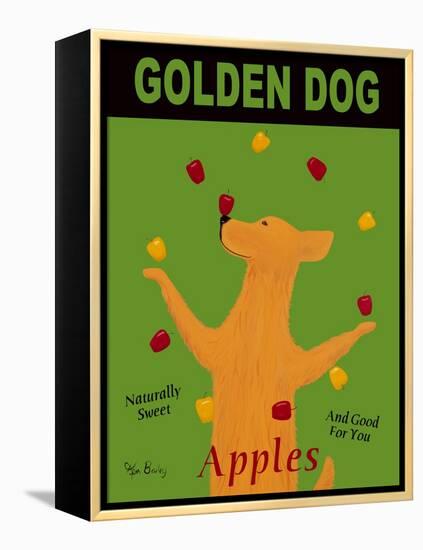 Golden Dog-Ken Bailey-Framed Premier Image Canvas