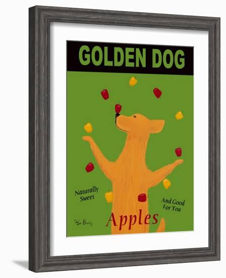 Golden Dog-Ken Bailey-Framed Premium Giclee Print