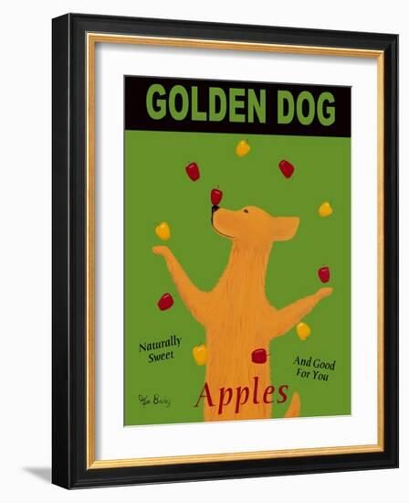 Golden Dog-Ken Bailey-Framed Premium Giclee Print