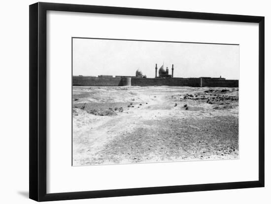 Golden Dome and Minarets of the Samarra Mosque, Mesopotamia, 1918-null-Framed Giclee Print
