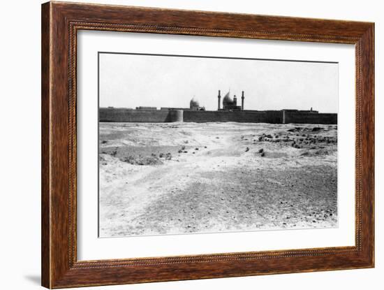 Golden Dome and Minarets of the Samarra Mosque, Mesopotamia, 1918-null-Framed Giclee Print