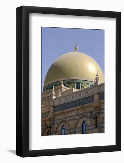 Golden Dome, Islamic Museum, Corniche Road, Emirate of Sharjah, United Arab Emirates-Axel Schmies-Framed Photographic Print