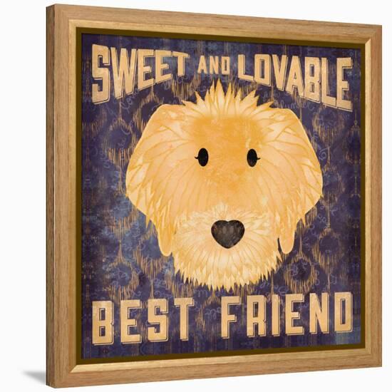 Golden Doodle-Ashley Sta Teresa-Framed Stretched Canvas