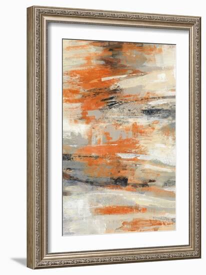 Golden Dust Crop Orange-Silvia Vassileva-Framed Art Print