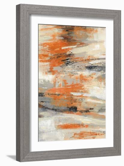 Golden Dust Crop Orange-Silvia Vassileva-Framed Art Print