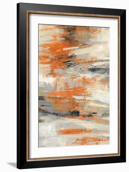 Golden Dust Crop Orange-Silvia Vassileva-Framed Art Print