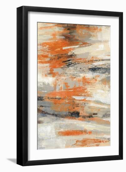 Golden Dust Crop Orange-Silvia Vassileva-Framed Art Print