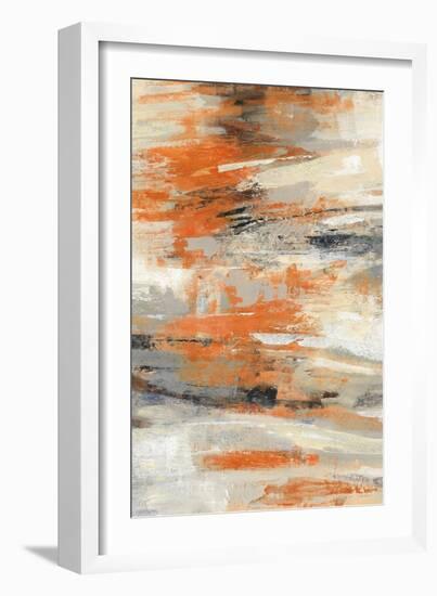 Golden Dust Crop Orange-Silvia Vassileva-Framed Art Print