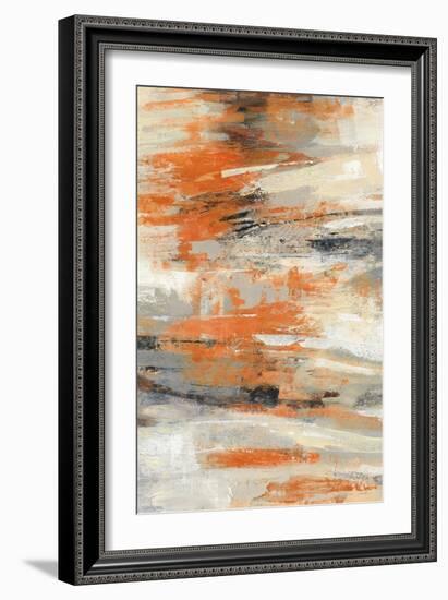 Golden Dust Crop Orange-Silvia Vassileva-Framed Art Print