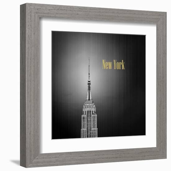 Golden Empire Spike-Tracey Telik-Framed Art Print