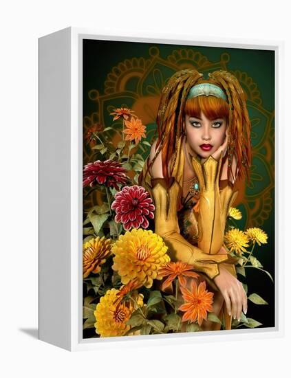 Golden Fall-Atelier Sommerland-Framed Stretched Canvas