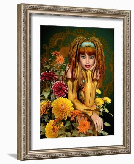 Golden Fall-Atelier Sommerland-Framed Art Print