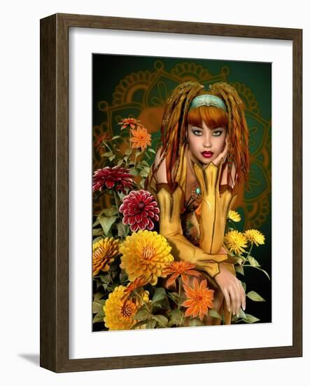 Golden Fall-Atelier Sommerland-Framed Art Print