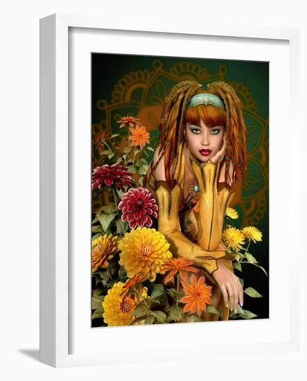 Golden Fall-Atelier Sommerland-Framed Art Print