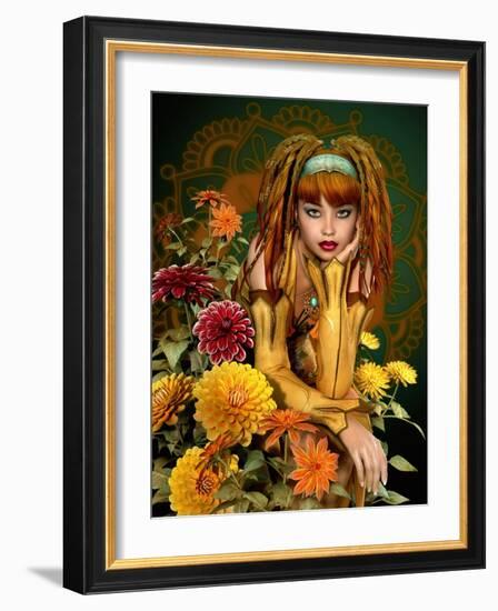 Golden Fall-Atelier Sommerland-Framed Art Print