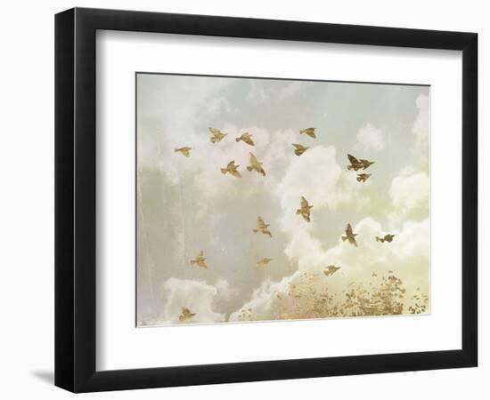 Golden Flight II-Jennifer Goldberger-Framed Premium Giclee Print