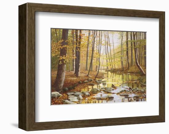 Golden Flow-Gene Mcinerney-Framed Art Print