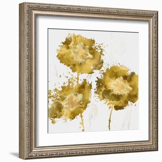 Golden Flower Burst I-Vanessa Austin-Framed Art Print