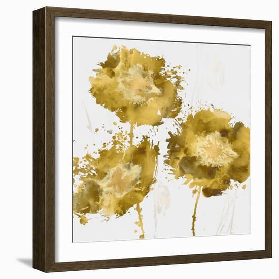 Golden Flower Burst I-Vanessa Austin-Framed Art Print