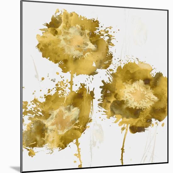 Golden Flower Burst I-Vanessa Austin-Mounted Art Print